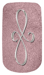 DAROYAL 601 SL SH OR Silver Scroll Shimmer Orchid Background